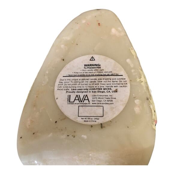 Lava Vintage Vogue Sculpted Shoe Scented Decorative Candle Lead-Free 10.6oz - Picture 6 of 14